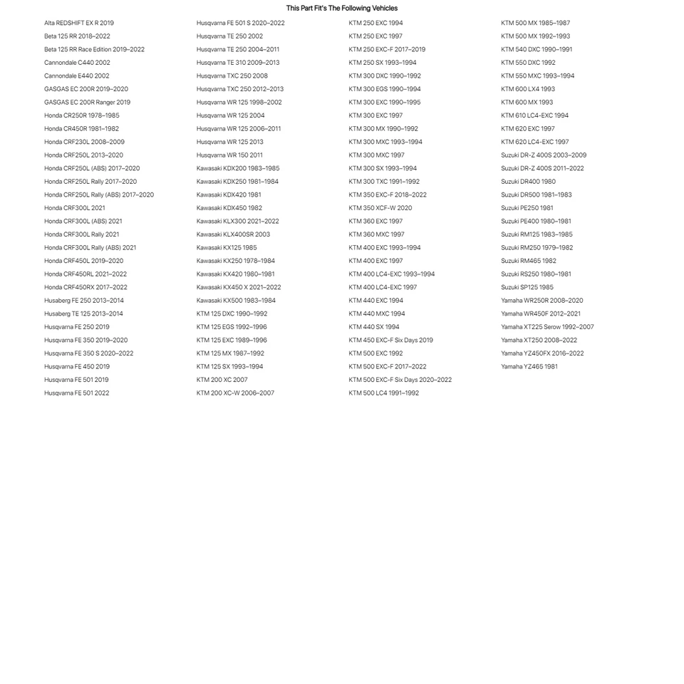 Kenda Knarly Enduro Tire 120/90x18 For Suzuki SP125 1985 - Imagem 2 de 2