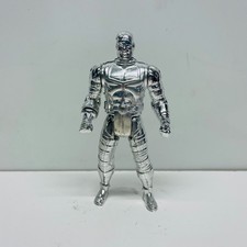 Cyborg Pacipa Super Amigos Rare all chrome variant Vintage 4” Loose Powers 1989