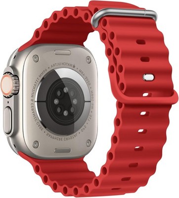 Adjustable Silicone Band for Apple Watch Ultra 49mm, Compatible Replacement Stra
