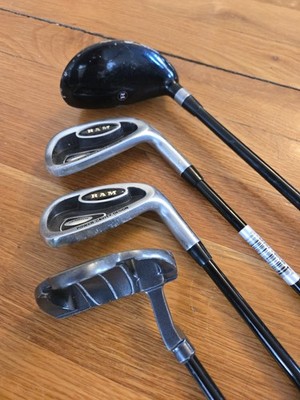 Ram Craigton Junior Set Of 4 RH Junior Graphite Shafts & Grips