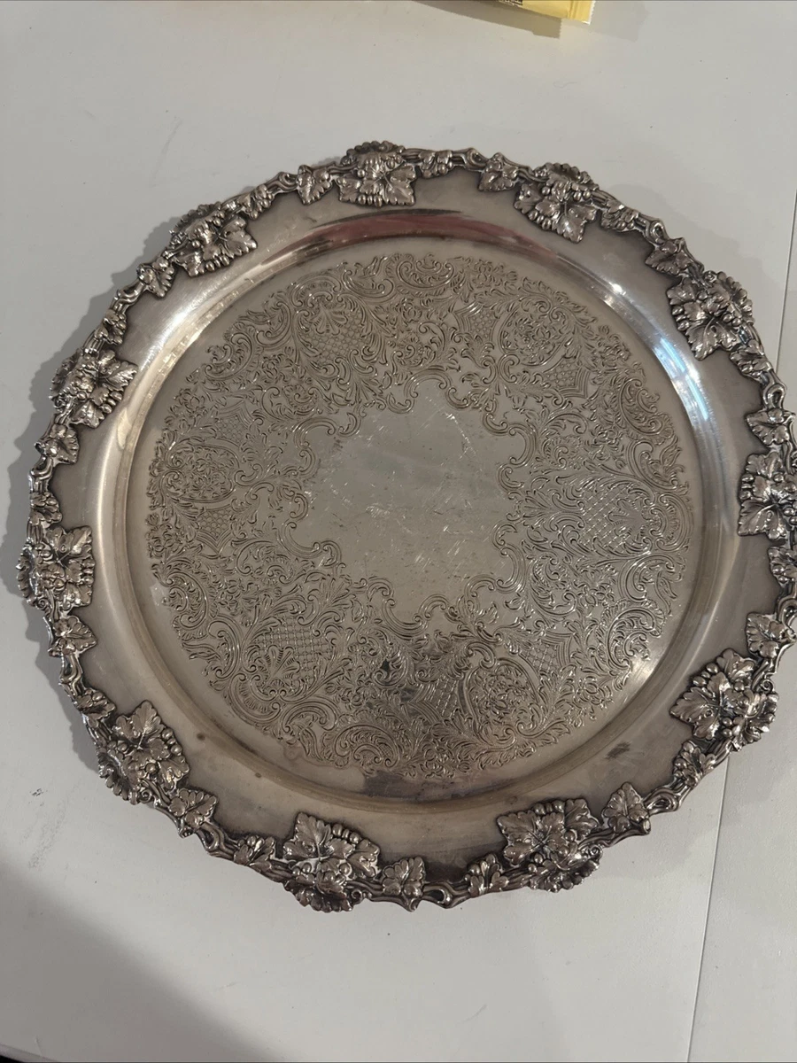 Barker Ellis 1900-1940 Antique US Silver-Plated Platters & Trays