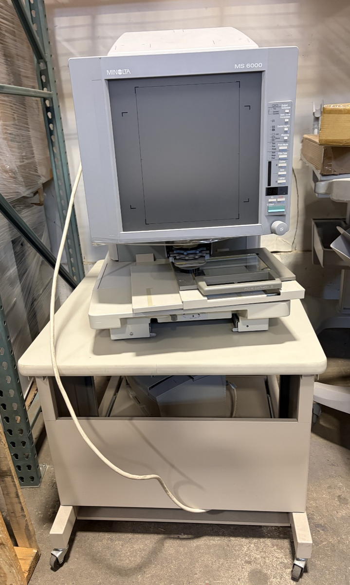 msk2021kページ Konica MINOLTA MS-6000 MKII Microfiche Microfilm Reader Viewer