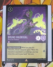 Bruno Madrigal - Out of the Shadows ( Lorcana ) -Near Mint  Foil