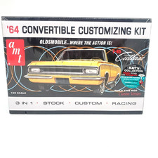 Amt 1964 Oldsmobile Cutlass F-85 Convertible 3-in-1 Plastic 125 Scale Model Kit