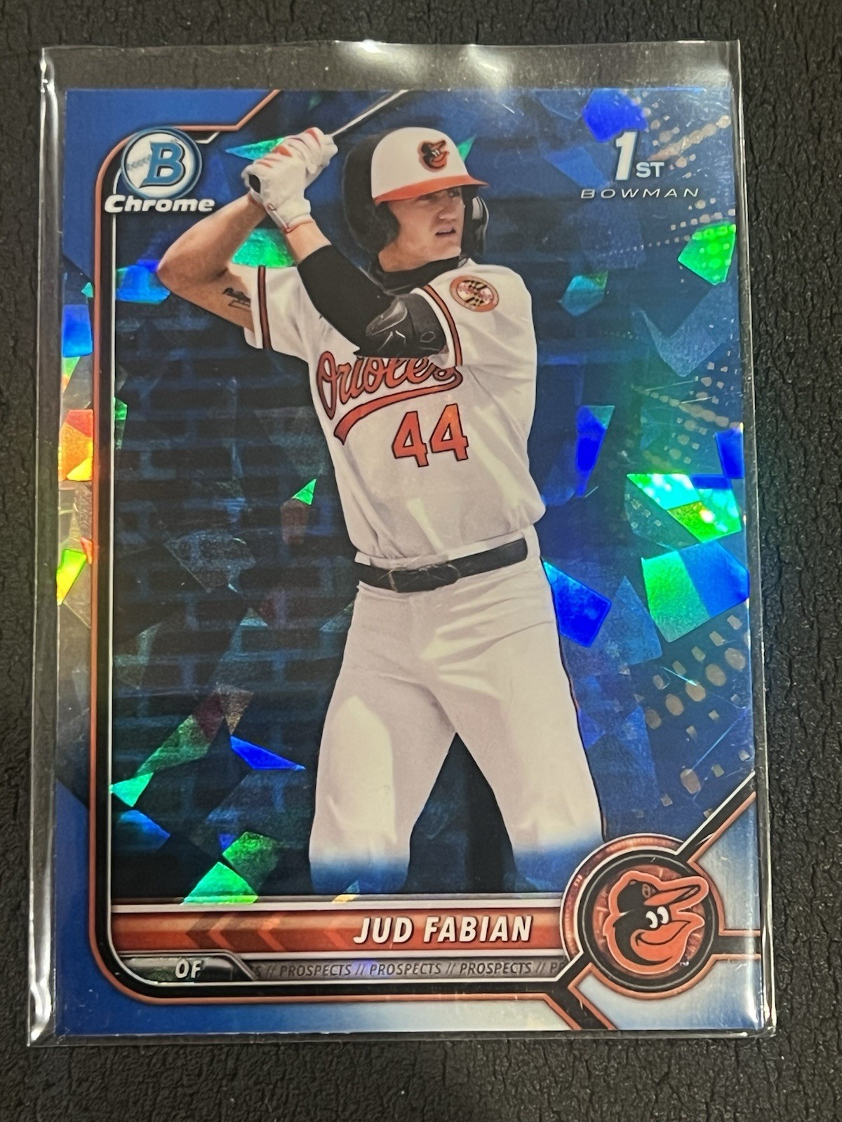2022 Bowman 1st Chrome Draft Sapphire Edition - Jud Fabian #BDC-114 - Orioles !