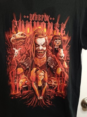 WWE Firefly Funhouse The Fiend & Alexa Bliss Small Shirt Wrestling Cosplay Casua
