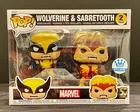 Funko Pop! Marvel Wolverine & Sabretooth 2-Pack X-men Exclusive 50 Years NEW!!