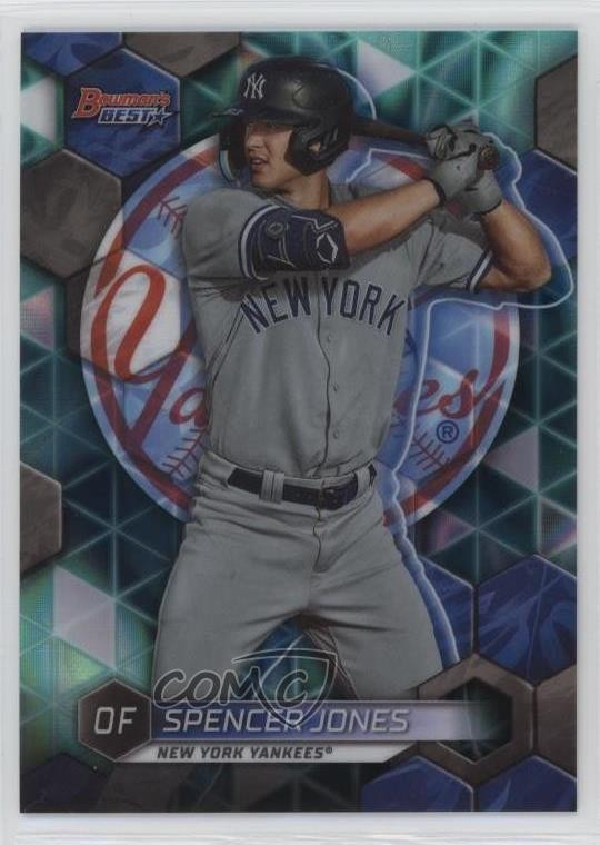 2023 Bowman's Best Top Prospects Aqua Lava Refractor 150/199 Spencer Jones 0wc9