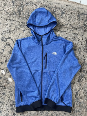 #ad North Face Men#x27;s Full Zip Hoodie Jacket Blue Size Large New Without Tags $34.99