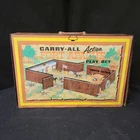 Vintage Louis Marx Toy Fort Apache Carry All Toy ACTION PLAYSET #4685