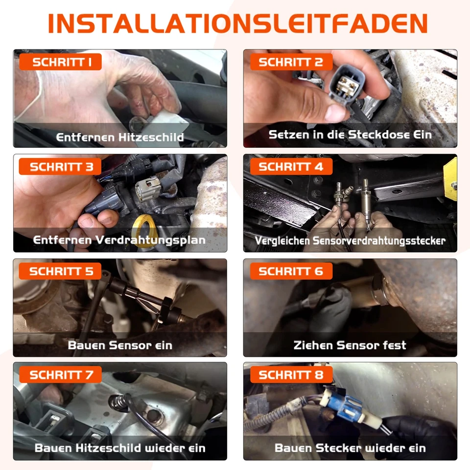 Sonda Lambda Compatibile con Land Rover Range Rover III 11781742050 prima + dopo cat - Immagine 3 di 4