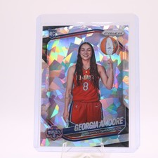 2025 Panini WNBA Prizm - Georgia Amoore #140 Variation Rookie Silver Cracked Ice