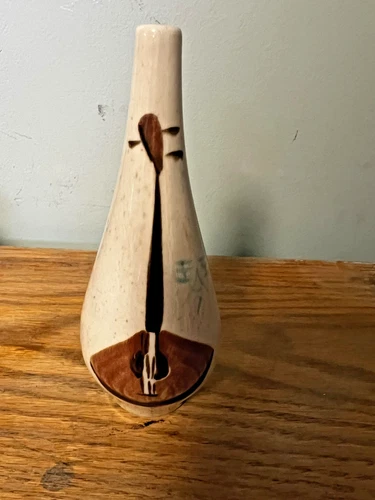 Vintage  1950's RED WING LUTE SONG Shaker with Cork Mid-Century Modern