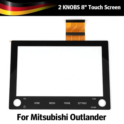 8" Touchscreen Digitizer 2 Knöpfe Radio für Mitsubishi Outlander 2019-22 MK3 SAT - Bild 1 von 4