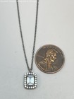 925 Sterling Silver CZ Pendant Necklace, 2.2g — photo 2