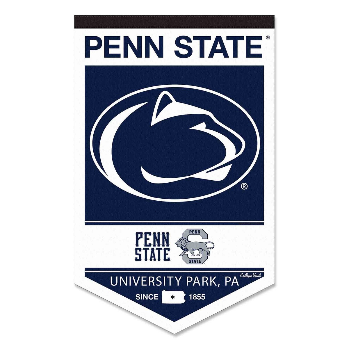 Penn State Nittany Lions Heritage Logo History Banner Pennant | eBay