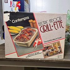 Contempra Indoor Elektrogrill MMG-10 1200W 120V beige Metall rechteckig