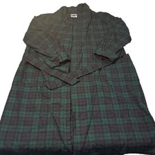 Vintage 60  s -70  s Pendleton Blackwatch Tartan Robe size xl made in USA