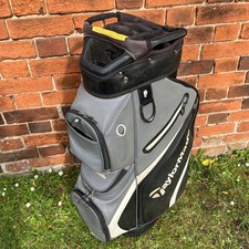 TAYLORMADE🚩Deluxe Cart Bag/Black/Grey/14-Way/Trolley Bag (GC+)