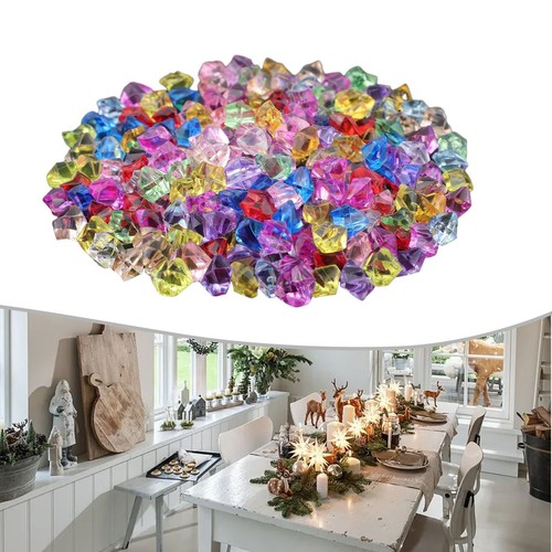 Beautiful Acrylic Gem Stone Ice Rocks for Home and Party Decoration 200pcs - Picture 5 of 56
