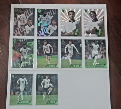 2025 Top Class England Team Lot 10 Cards Foden Palmer Saka Bellingham  Insert