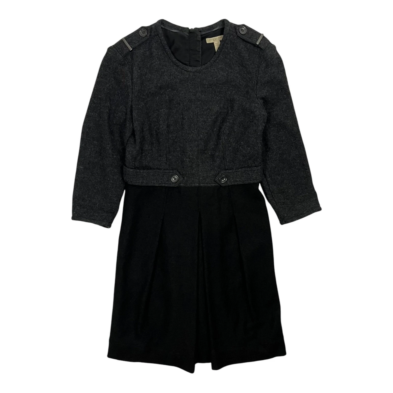 Abito donna Burberry Brit manica lunga in lana Taglia M