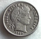 1910-D Barber Dime A Beauty  Scarcer Date