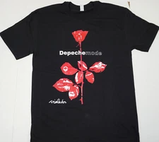 DEPECHE MODE T-shirt Violator Alt Rock New Wave Band Tee Adult Men's Black New