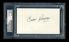 CESAR ROMERO SIGNED MINT INDEX CARD PSA/DNA SLABBED AUTOGRAPH BATMAN JOKER