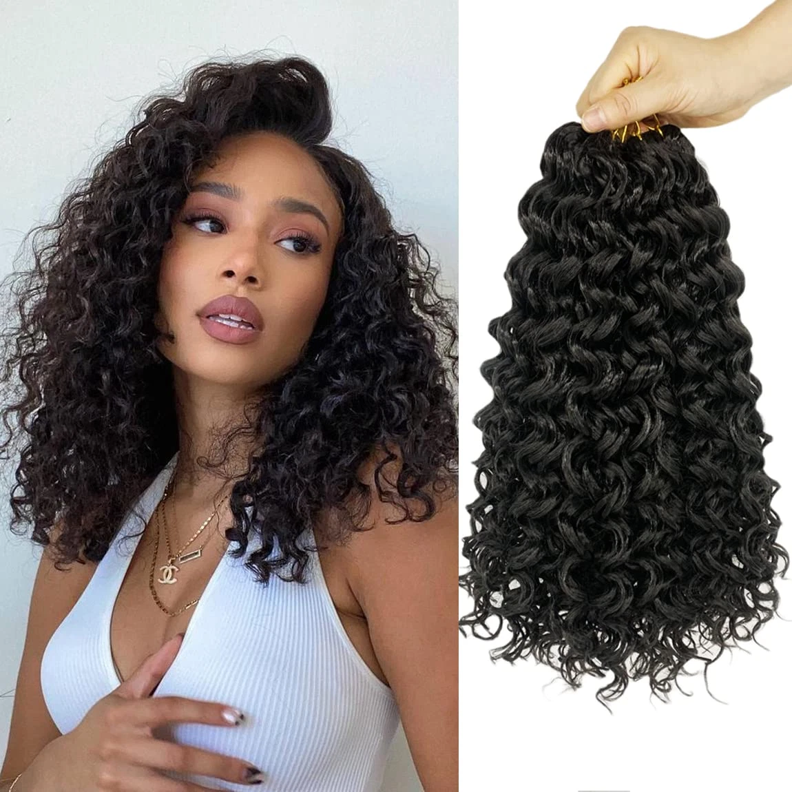 Water top curl crochet