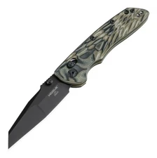 Hogue Knives Deka 3.25" ABLE Lock Wharncliffe Black 20CV G-Mascus Green 24268