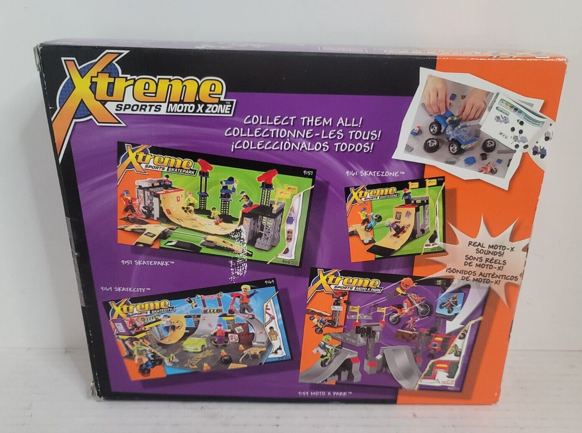 DVDセット 2001 Mega Bloks Xtreme Sports Moto X Zone #9163 Brand New Fast