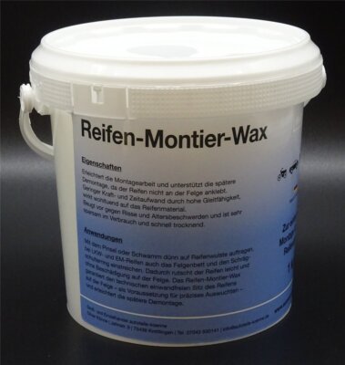 1Kg weiße Reifen Montage Paste Montagepaste Montierpaste Made in Germany 