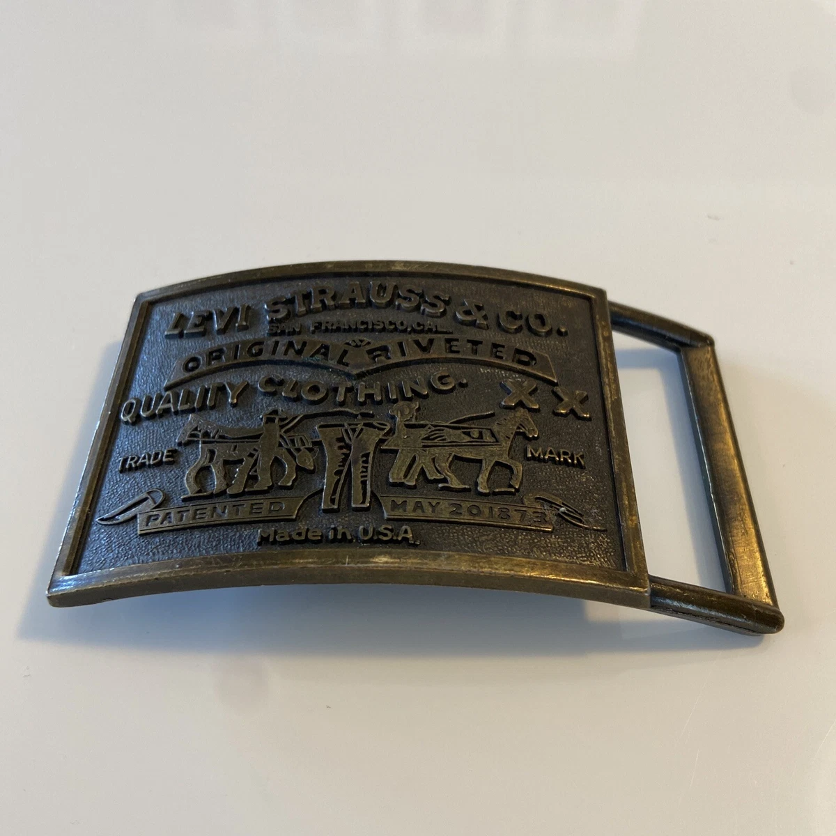 ?LEVI’S LEVI STRAUSS & CO Silver unisex belt buckle Vintage Levi main image 4