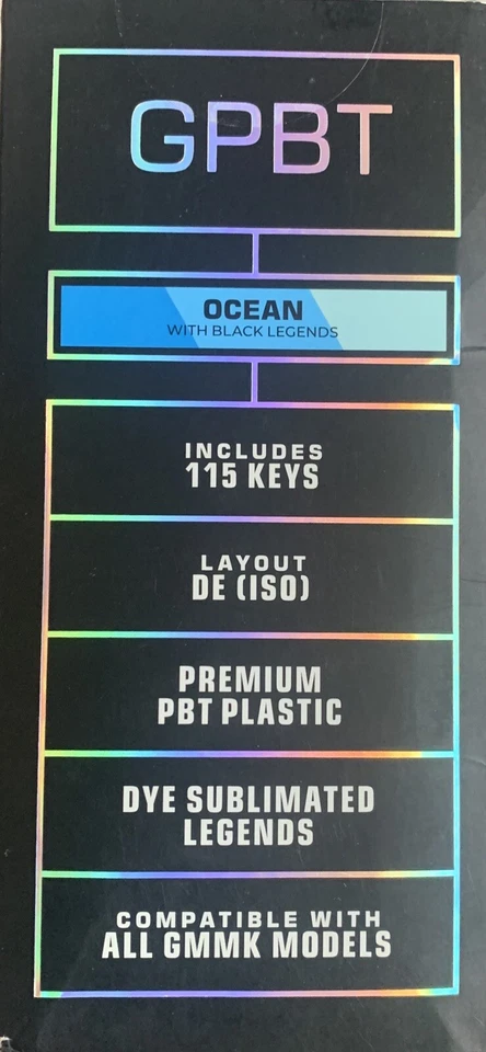 Glorious PC Gaming race GPBT Keycaps Mechanical Keyboard,115 Keys,Fast Delivery - Image 3 of 4