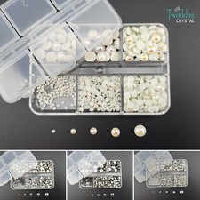 Mix Size 532pcs Cabochon Round Flatback Hotfix Nail Craft Clothing - Coating