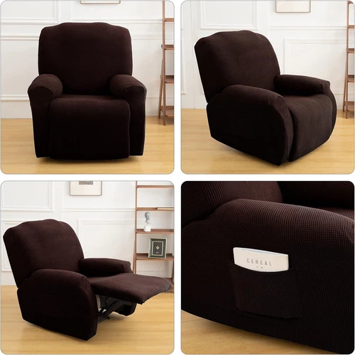 Elastischer Relaxsessel 1-Sitzer Sofa Bezug Schoner Liegesessel Bezug Schoner - Bild 23 von 56
