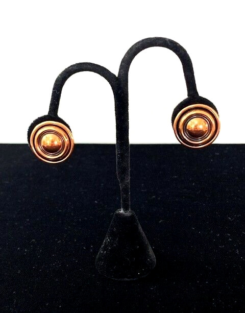 Vintage Signed RENOIR Solid Copper ROUND BULLSEYE… - image 3