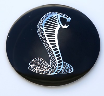 DOME SHAPE 3D Metal COBRA Sticker Decal Emblem For Mustang 2.2'' in diameter