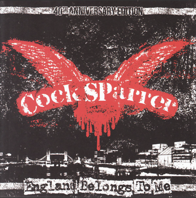 COCK SPARRER - ENGLAND BELONGS TO ME 7インチ uk oi punk hardcore