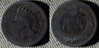 Indian Head Cent : G IRUS757