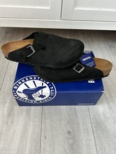 Birkenstock Boston Corduroy Black Uk 9 Brand New 