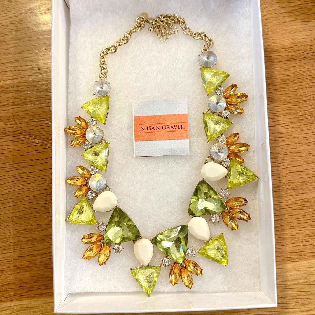 Susan Graver Jewelry Necklaces New Susan Graver Drop Statement