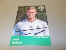Cedric Teuchert  DFB U21 Euro 2017 signiert signed Autogramm Autogrammkarte