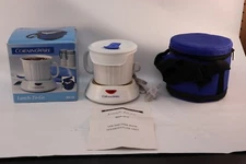 CorningWare MW-20 Lunch To Go Lidded Mug With Warmer and Carrying Bag  NEW