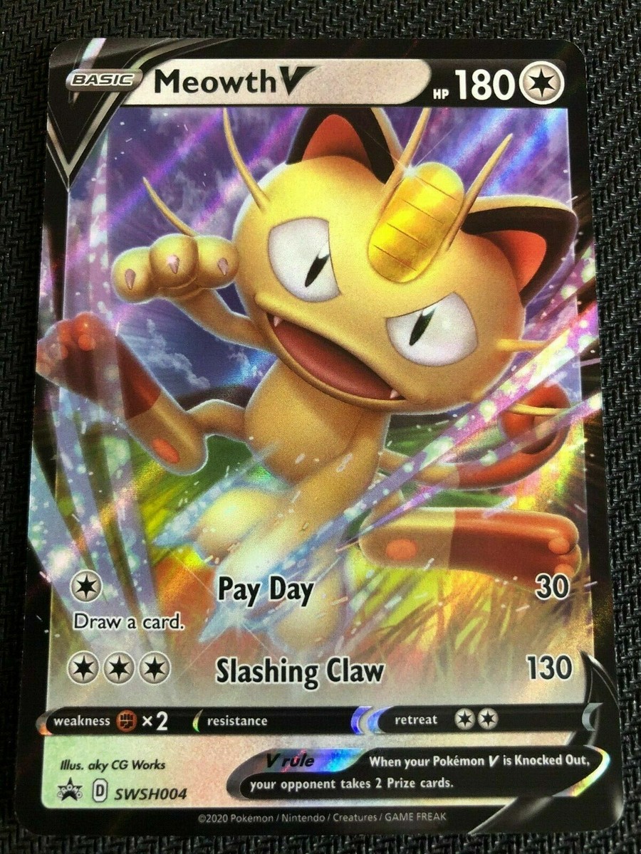 PSA10 ニャースV MEOWTH V PC CHARENGE promo Pokemon TCG : SWSH PROMO MEOWTH V SWSH004 | 1 card | pack fresh
