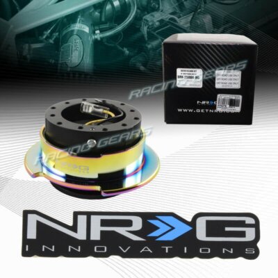 NEO CHROME BALL LOCKING 6-HOLE NRG STEERING WHEEL GEN 2.5 QUICK RELEASE ADAPTER