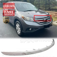 For Honda CR-V 2012 2013 2014 HO1217107 Front Grille Trim Grill Upper Chrome New