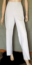 Vintage Liz Claiborne Sloan Cream Trousers, 16 R, Ivory Tan Dress Pants