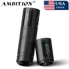 Ambition Ninja Ultra 2024 Wireless Tattoo Machine Pen Straight Rod 4.0mm Stroke
